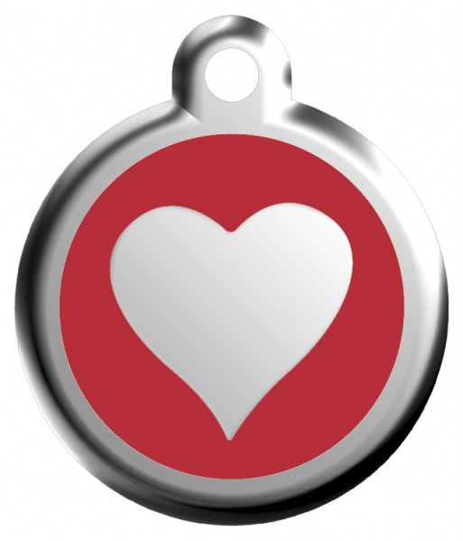 Známka malá - srdce červená - Kliknutím na obrázek zavřete